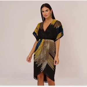 Aidan by Adrianna Pappell Sequin Cocktail Dress